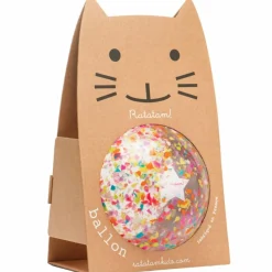 New Ballon confettis Multicolore (22 cm) Balle Souple