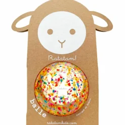 Hot Ballon confettis Multicolore (10 cm) Balle Souple