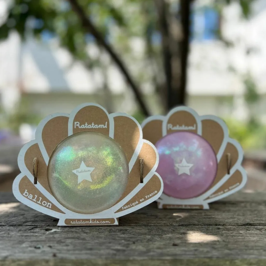 Outlet Ballon coquillage Blanc (10 cm) Balle Souple