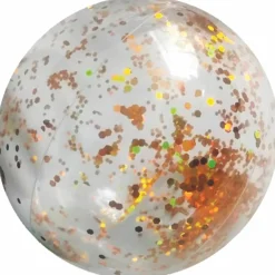 Hot Ballon gonflable Pailleté or (51 cm) Jouet De Plage / Piscine