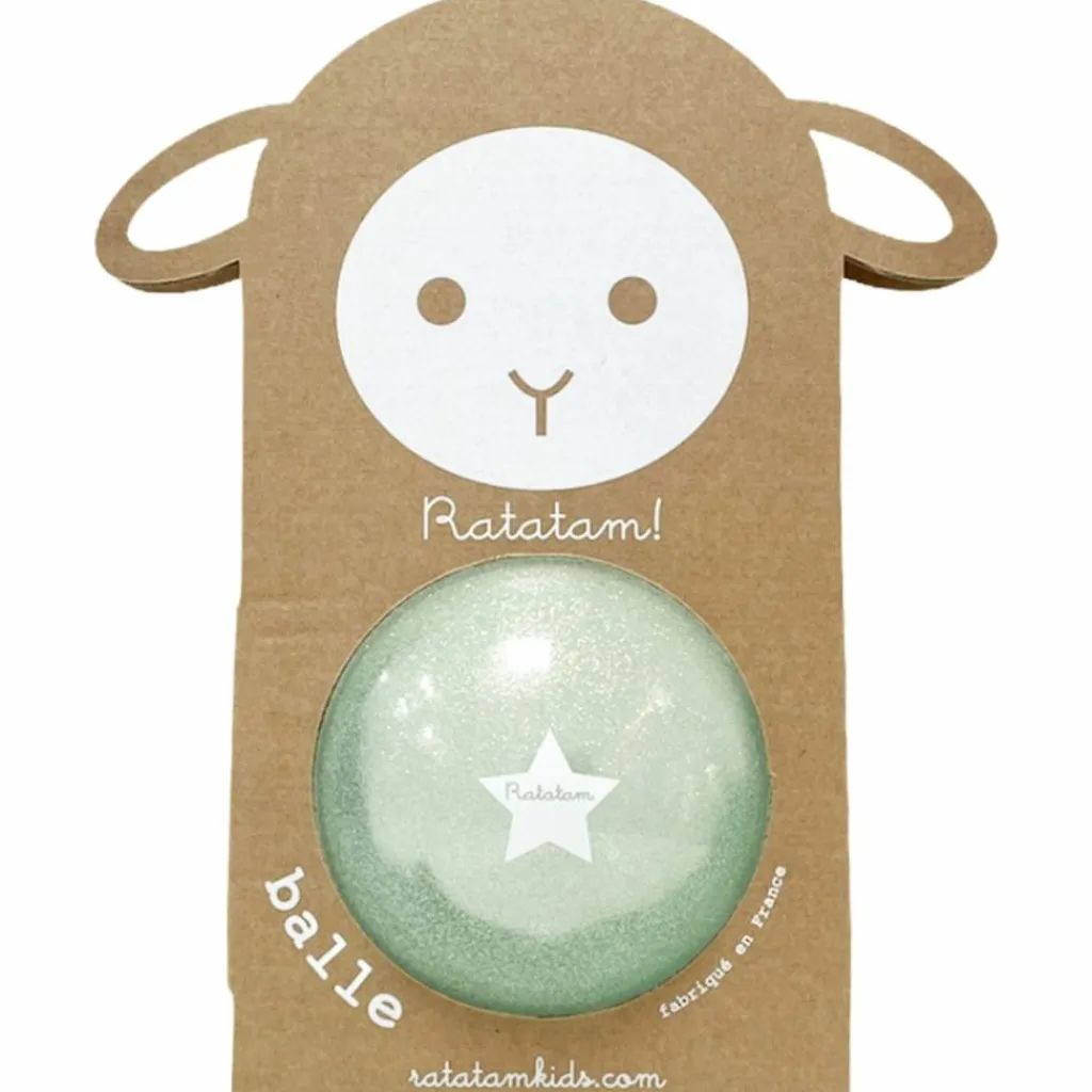 Sale Ballon paillettes Bleu (10 cm) Balle Souple