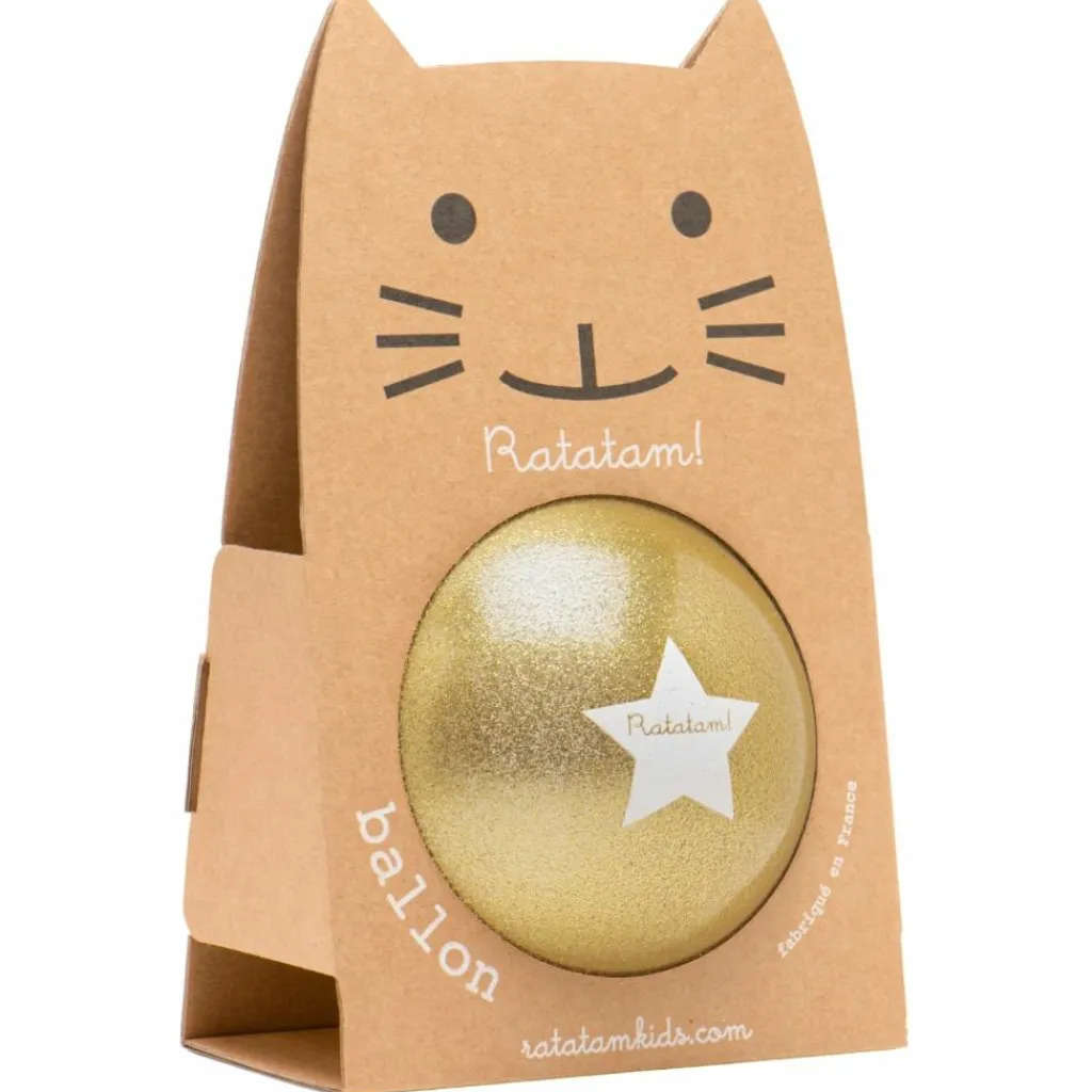 Outlet Ballon paillettes Or (15 cm) Balle Souple