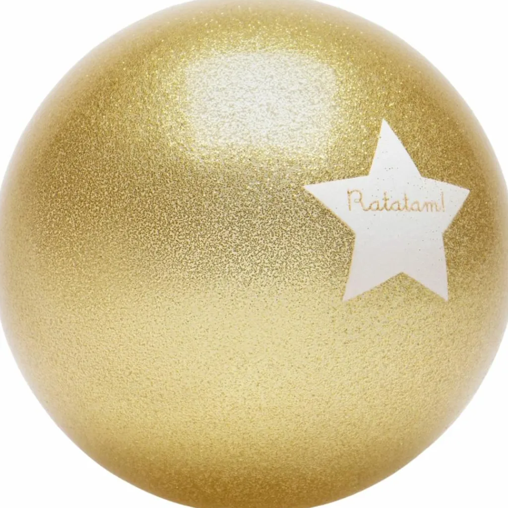 New Ballon paillettes Or (22 cm) Balle Souple