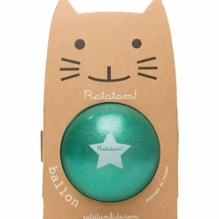 Ballon paillettes Vert (15 cm) Balle Souple