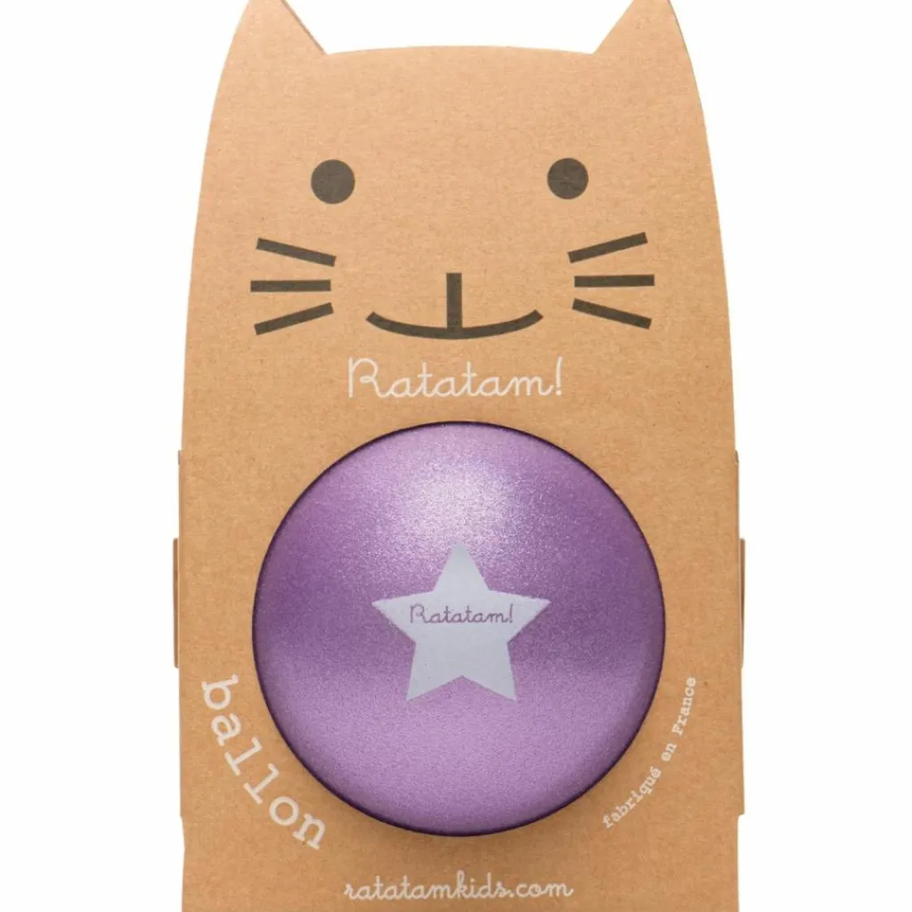 Outlet Ballon paillettes Violet (15 cm) Balle Souple