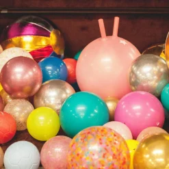 Clearance Ballon sauteur paillettes Violet Ballon Sauteur