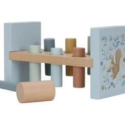 Banc à marteler en bois FSC Forest Friends Jouet À Encastrer