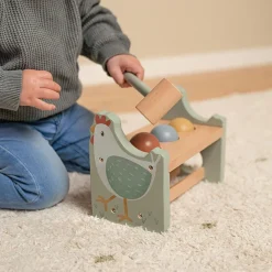 Discount Banc à marteler en bois Little Farm Jouet À Encastrer