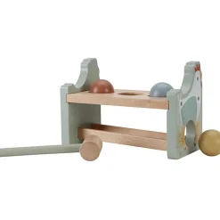 Discount Banc à marteler en bois Little Farm Jouet À Encastrer