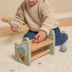 Discount Banc à marteler en bois Little Farm Jouet À Encastrer
