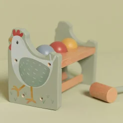 Discount Banc à marteler en bois Little Farm Jouet À Encastrer