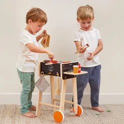 New Barbecue en bois (55 pièces) Enfant Cuisine Enfant