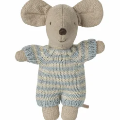 Discount Bébé souris dans la nacelle Bleu Figurines De Jeu