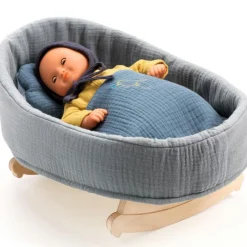 Sale Berceau à bascule pour poupon Blue Dream Accessoires Poupée