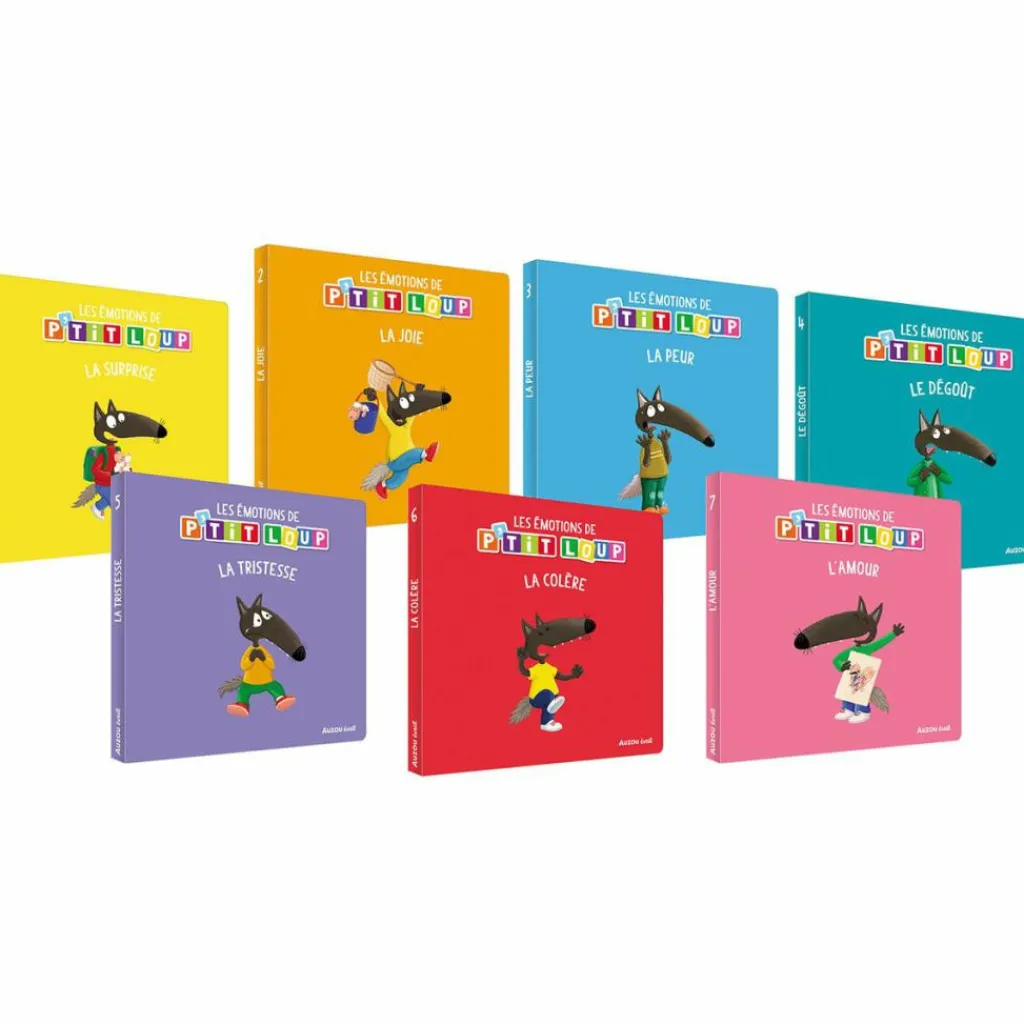 Discount Bibliothèque P'tit Loup Mes 7 livres des émotions Premiers Livres
