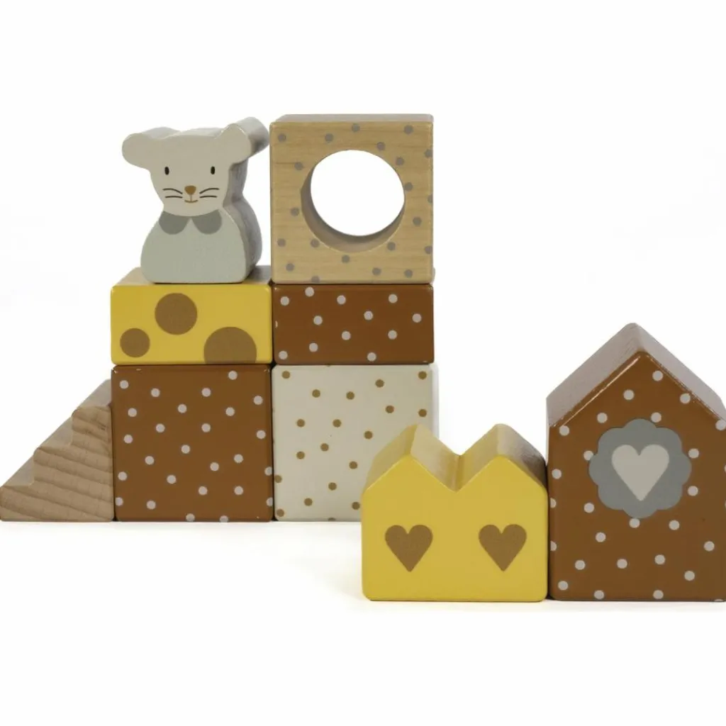 Blocs de construction en bois Poppy Jeu De Construction