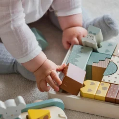 Blocs de construction en bois Poppy Jeu De Construction