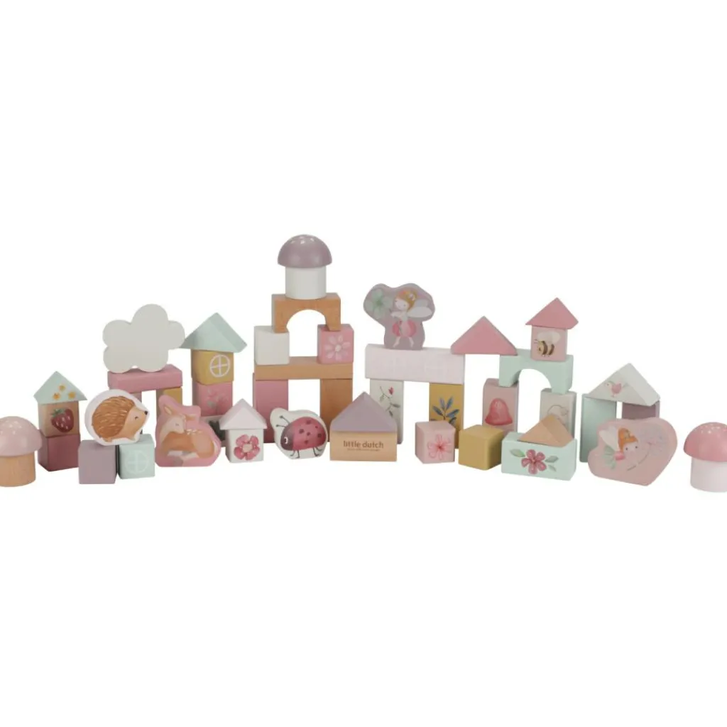 New Blocs de construction en bois FSC Fairy Friends Jeu De Construction