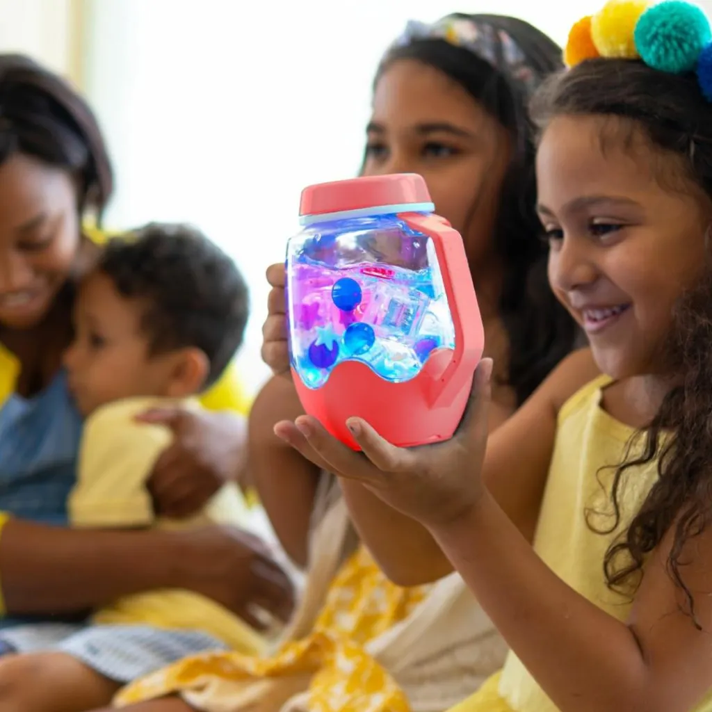 Hot Bocal sensoriel corail Bouteille Sensorielle