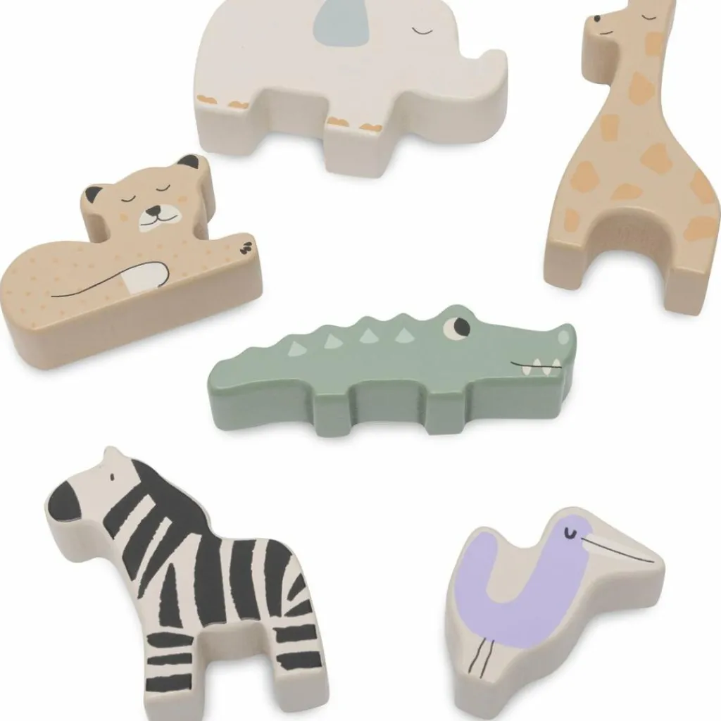 Boîte à forme en bois Jungle Jambo Jouet À Encastrer