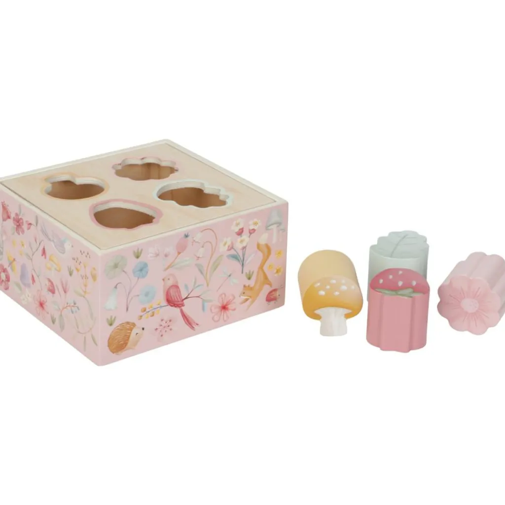 New Boîte à formes en bois FSC Fairy Garden Jouet À Encastrer