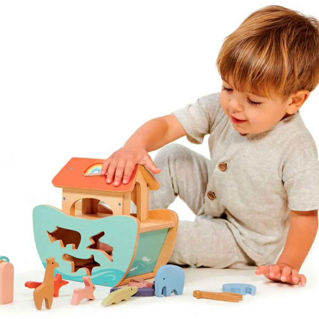 Online Boîte à formes La petite Arche de Noé Jouet À Encastrer