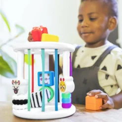 New Boîte à formes Zèbre et Chenille Jouet À Encastrer