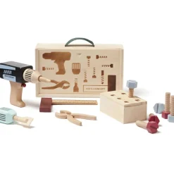 New Boîte à outils en bois Kid's Hub Etabli Et Outils
