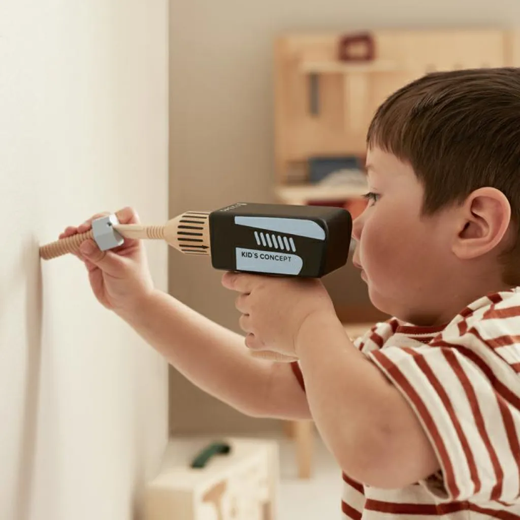 New Boîte à outils en bois Kid's Hub Etabli Et Outils