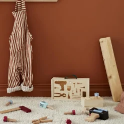 New Boîte à outils en bois Kid's Hub Etabli Et Outils