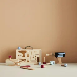 New Boîte à outils en bois Kid's Hub Etabli Et Outils