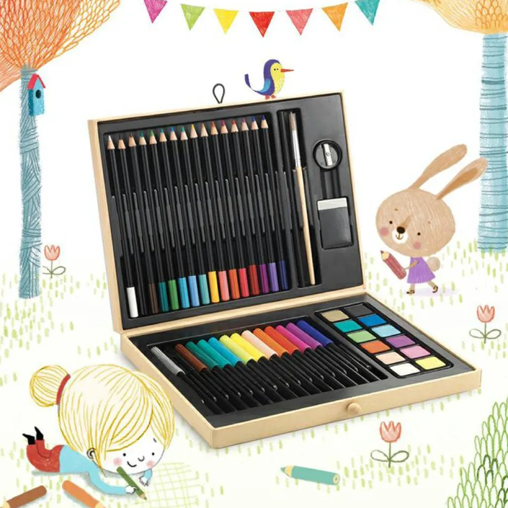 Online Boîte de couleurs pour dessiner, colorier et peindre Dessin Et Peinture