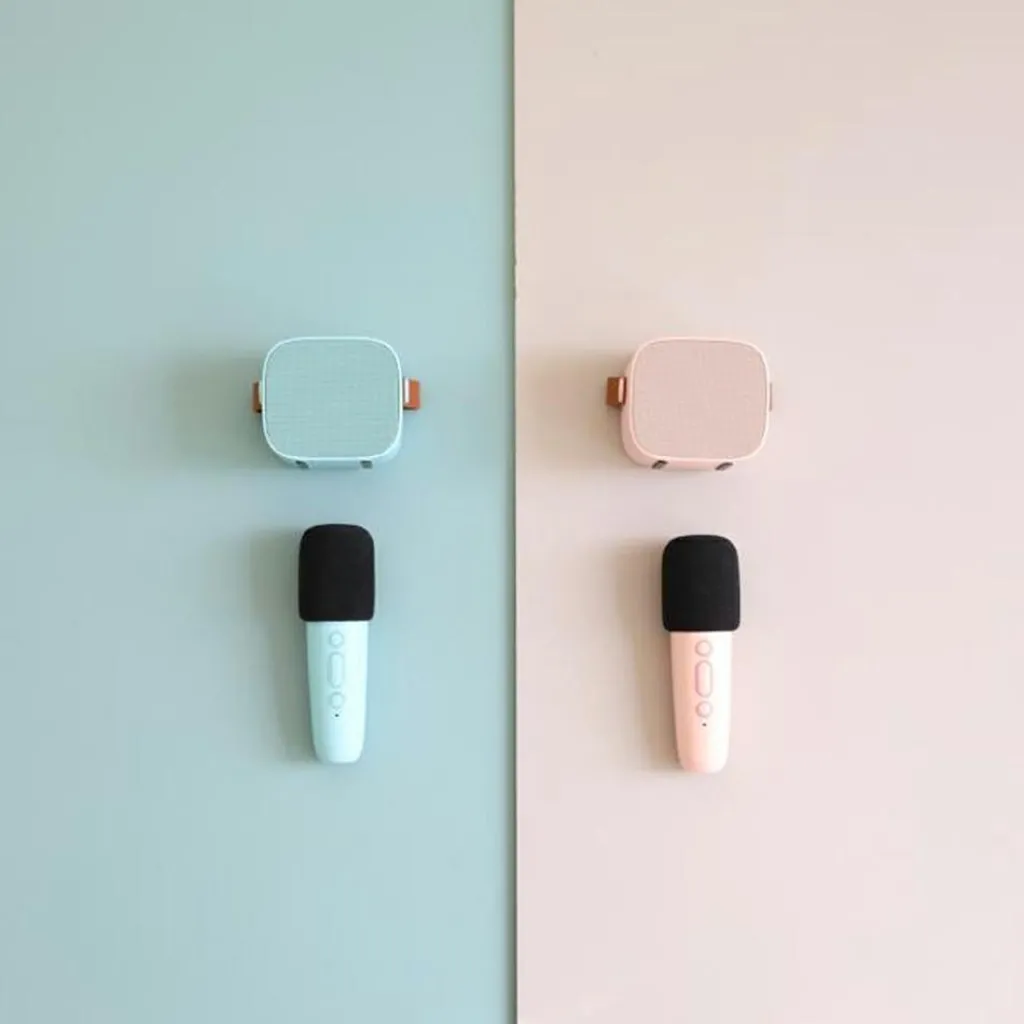 Clearance Boîte karaoké enceinte et micro Rose - Reconditionné Micro Karaoké