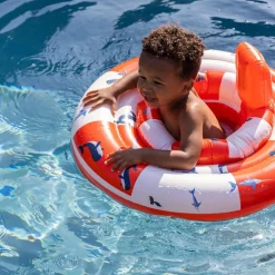 New Bouée bébé Baleine rouge-blanc Bouée