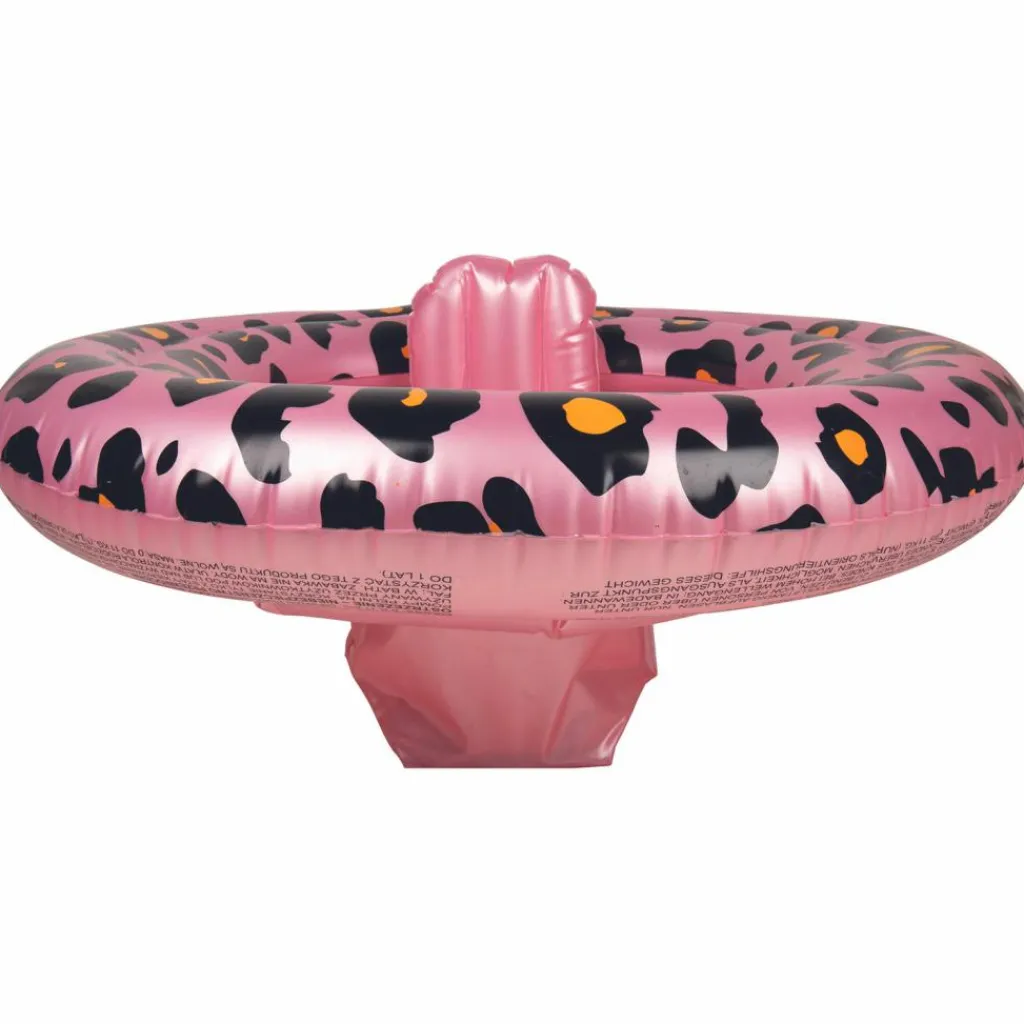 Best Bouée bébé Léopard rose et doré Bouée