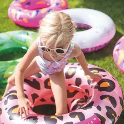 Best Bouée Léopard rose et doré (55 cm) Bouée