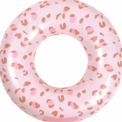 New Bouée Léopard vieux rose (90 cm) Bouée