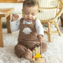 Outlet Boulier en bois avec tour à empiler Boulier