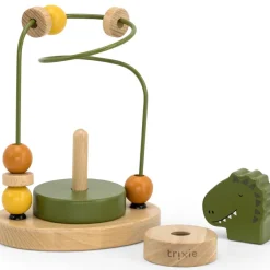 Sale Boulier en bois avec tour à empiler Mr. Dino Boulier