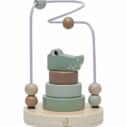 Boulier en bois avec tour à empiler Jungle Jambo Croco Boulier