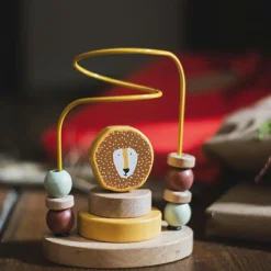 Clearance Boulier en bois avec tour à empiler Mr. Lion Boulier