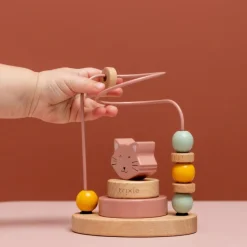 Best Boulier en bois avec tour à empiler Mrs. Cat Boulier