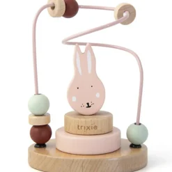New Boulier en bois avec tour à empiler lapin Mrs. Rabbit Boulier