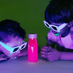 Best Bouteille sensorielle à paillettes Float Rose fluorescente Bouteille Sensorielle