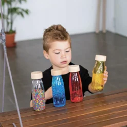 Hot Bouteille sensorielle Sound Boutons Bouteille Sensorielle