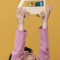 Outlet Bus en bois Animaux Jouet À Tirer / Pousser