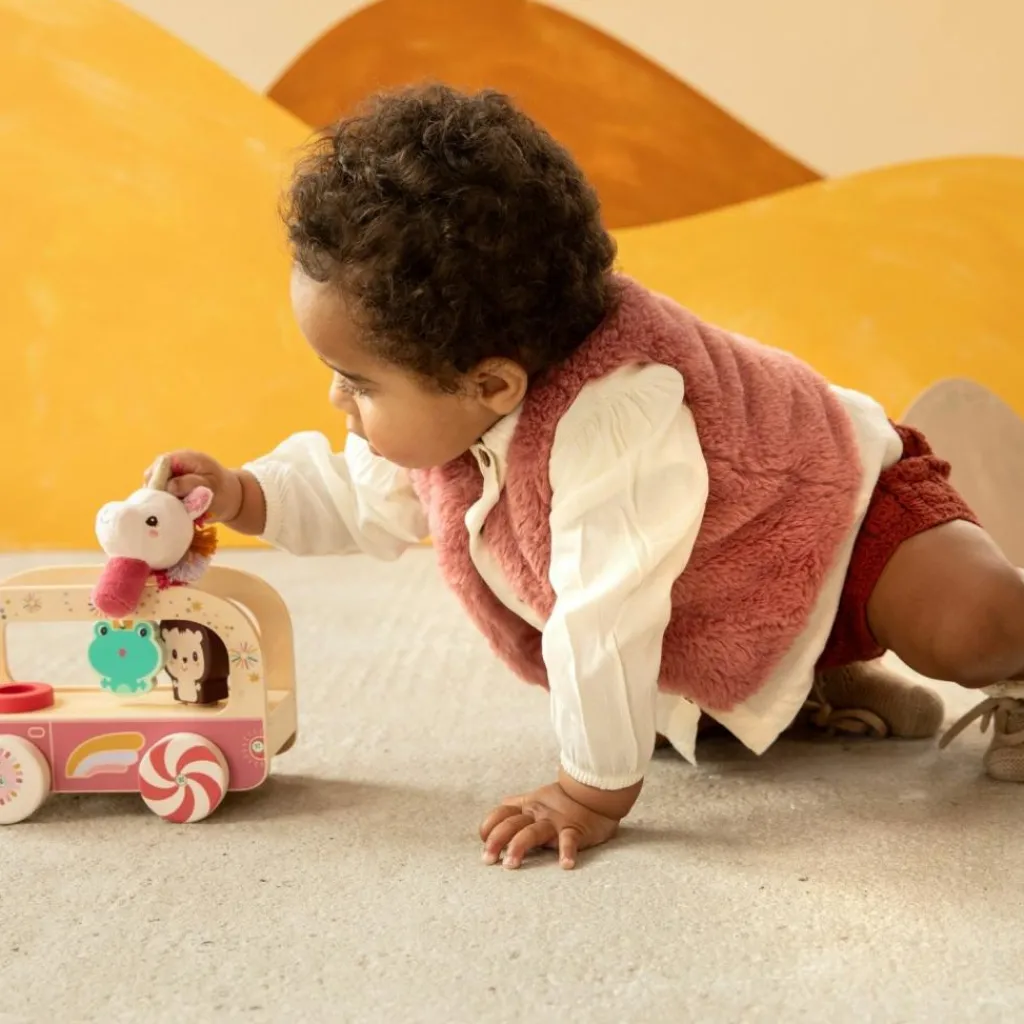 Discount Bus magique en bois Lena Jouet À Tirer / Pousser