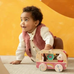 Discount Bus magique en bois Lena Jouet À Tirer / Pousser
