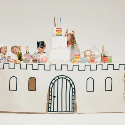 Outlet Cabane de table Château Noir et Beige (90 x 200 cm) Cabane Intérieur