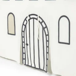 Outlet Cabane de table Château Noir et Beige (90 x 200 cm) Cabane Intérieur